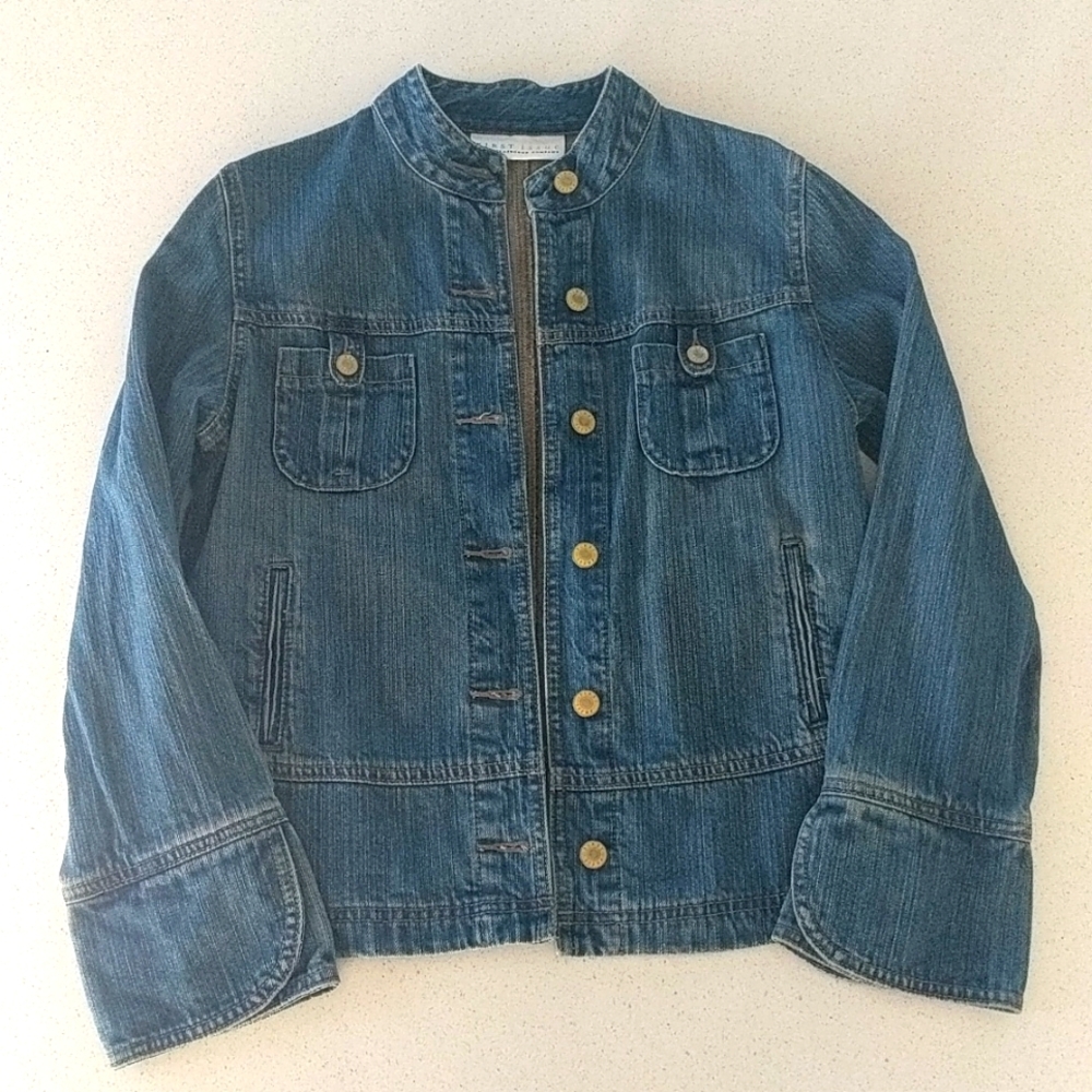 First Image Denim Jean Jacket